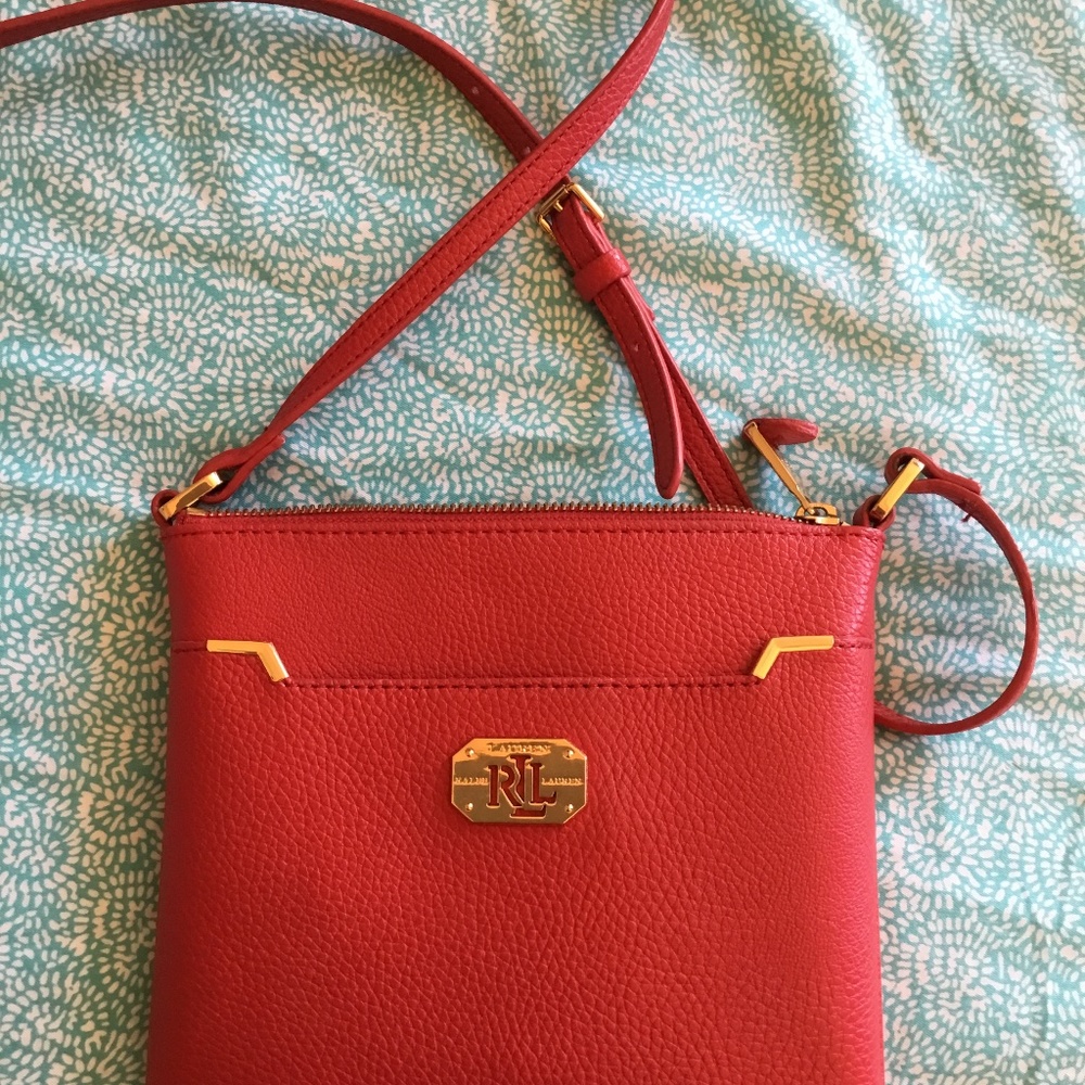 Red Ralph Lauren purse